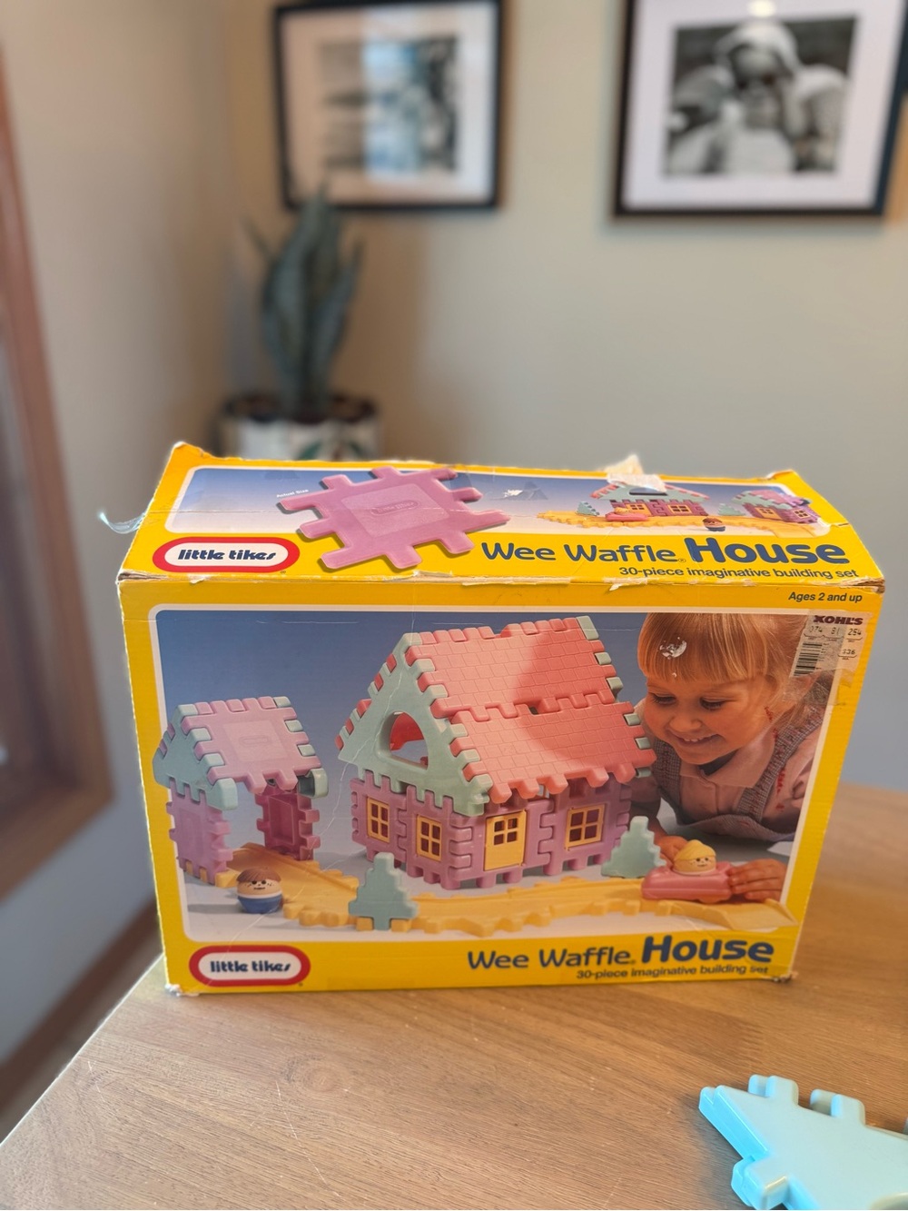 Vintage Little Tikes Wee Waffle House Blocks 30pc COMPLETE 1991 Fisher Price